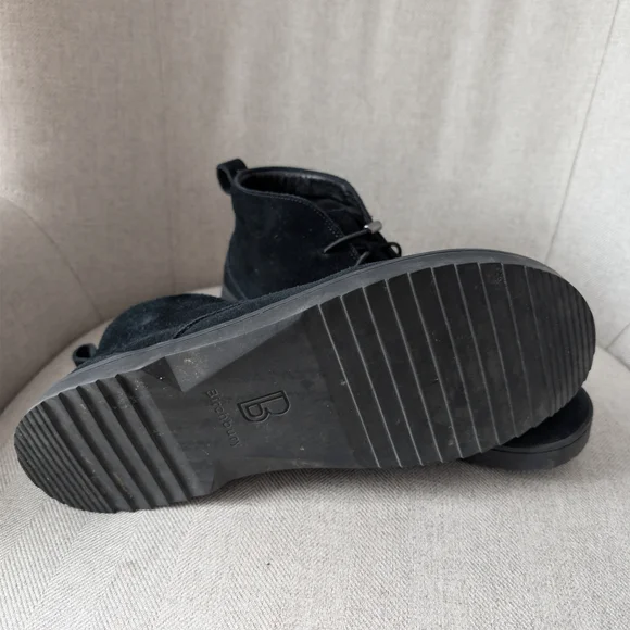 Men's Birchbury Carnforth Suede Boots Black Size 12 - Picture 4 of 6